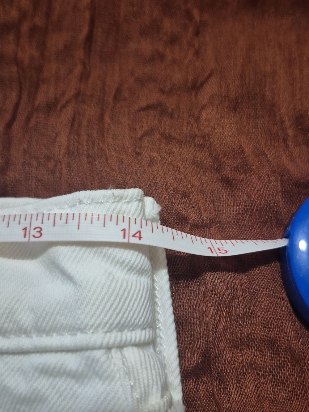 Lucky Brand White Distressed Button-Front Mini Skirt - Picture 6 of 7